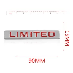 LIMITED - metal emblem - badge - car stickerStickers