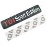 TDI SPORT EDITION - chrome emblem - car stickerStickers