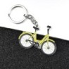 Gelbes Fahrrad - Schlüsselanhänger aus Metall
