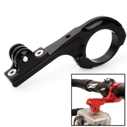 Long aluminum handlebar mount for GoProMounts