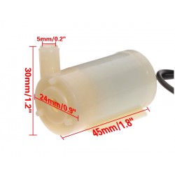 Mini submersible water pump - low noise - 3V - 120L/H