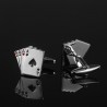 AAAA-Pokerkarten-Manschettenknöpfe