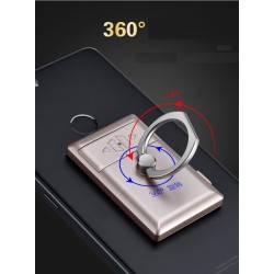 2 in 1 universal phone holder - with lighter - adjustable ring - USB chargingHolders
