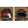 Multifunktionale Ledertasche - Schultergurt - Taillenschnalle