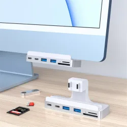 USB-C HUB – Dockingstation – mit 4K 60Hz HDMI USB 3.0 Kartenleser – für iMac