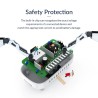 ORICO - USB-Ladegerät mit 10 Anschlüssen - Dockingstation - mit Halterung - 120W 5V2.4A*10