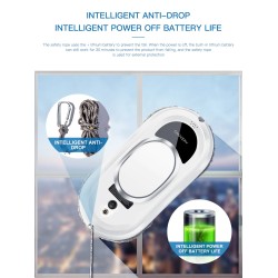 Electric window cleaner - vacuum robot - with remote controlRobot vacuum cleaner