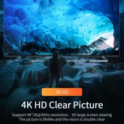Essager - HDMI Splitter - Switch - 4K 2.0 - Adapter - Konverter - für PS4 HD TV BOX