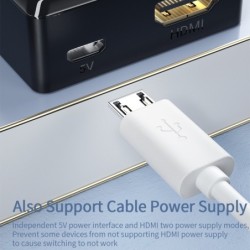 Essager - HDMI Splitter - Switch - 4K 2.0 - Adapter - Konverter - für PS4 HD TV BOX