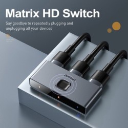 Baseus - 4K HD Switch - HDMI-kompatibler Adapter