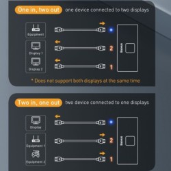 Baseus - 4K HD Switch - HDMI-kompatibler Adapter
