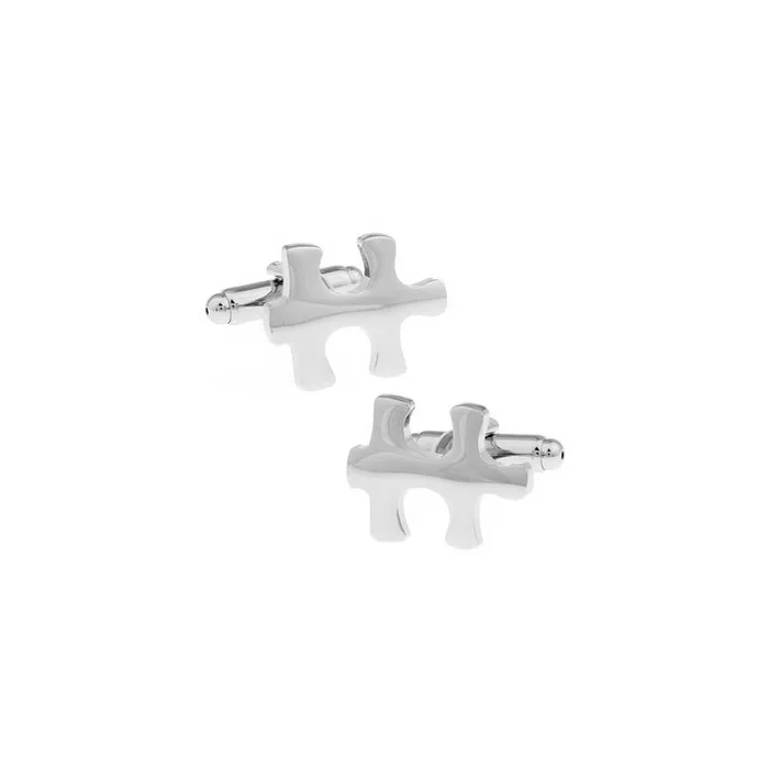 Puzzle shaped cufflinksCufflinks