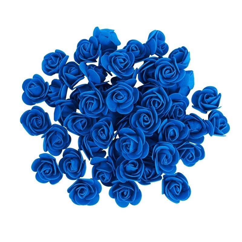 Künstliche Rosen - aus Schaumstoff - zur Dekoration - 3 cm