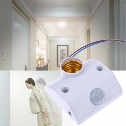 E27 light socket with infrared motion sensor - 220V - energy saving - automatic switchLighting fittings