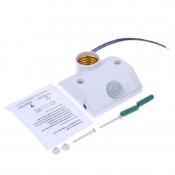 E27 Lampenfassung mit Infrarot-Bewegungssensor - 220V - energiesparend - automatischer Schalter