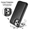 Retro-Kartenhalter – Handyhülle – Leder-Flip-Cover – Mini-Geldbörse – für iPhone – blau