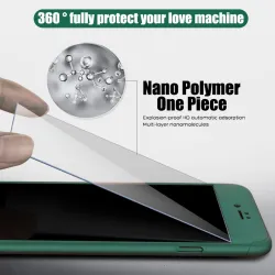Luxury 360 Full Cover - mit Displayschutz aus gehärtetem Glas - für iPhone - Gold