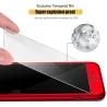 Luxury 360 Full Cover – mit Displayschutz aus gehärtetem Glas – für iPhone – Roségold