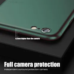 Luxury 360 Full Cover - mit Displayschutz aus gehärtetem Glas - für iPhone - lila