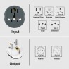 AU / US / UK / CN auf EU - Reiseadapter - Konverter - 250V - 16A