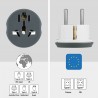 AU / US / UK / CN auf EU - Reiseadapter - Konverter - 250V - 16A