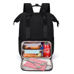 Reise-/Picknickrucksack – isolierte Aufbewahrung für das Mittagessen – Ladeanschluss – große Kapazität