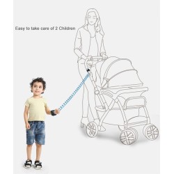 Kids safety - anti-lost leash - wrist bracelet - 150 cmBaby