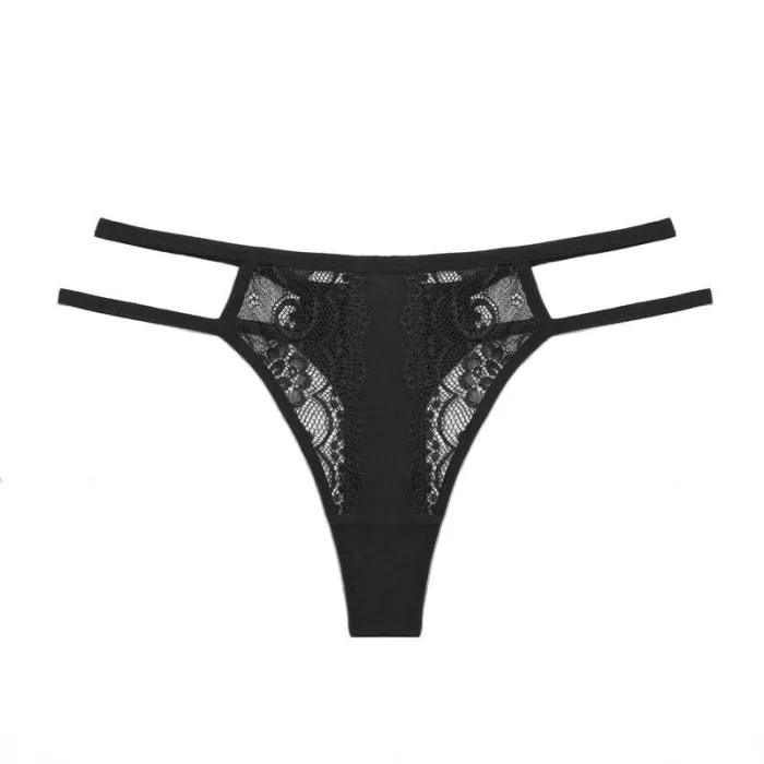 Sexy lace thongs - hollow out sides with double straps - 1 pieceLingerie