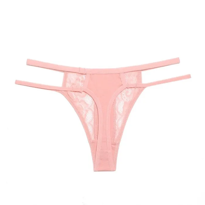 Sexy lace thongs - hollow out sides with double straps - 1 pieceLingerie