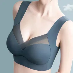Nahtloser BH - Sporttop - mit Brustpolstern