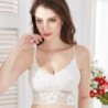 Bralette mit floraler Spitze – Oberteil mit Push-up – ohne Bügel