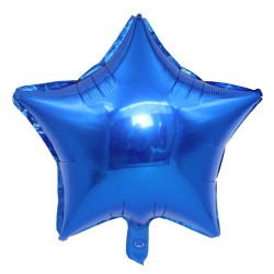 Folienballons - mit Helium aufblasbar - Sternform - 45 cm