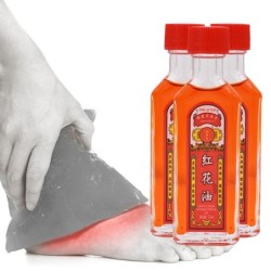 Analgetisches Öl - Schmerzlinderung - Rheumatoide Arthritis - Muskel- / Rückenschmerzen - Roter Blütenextrakt - 25ml