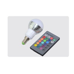 LED-RGB-Zauberbirne – 16 wechselnde Farben – mit IR-Fernbedienung – E27 – 5 W – 7 W