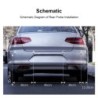 Auto-Parksensor - Radar - Rückwärts-Autoparken - LCD-Monitoranzeige - LED