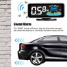 Auto-Parksensor - Radar - Rückwärts-Autoparken - LCD-Monitoranzeige - LED