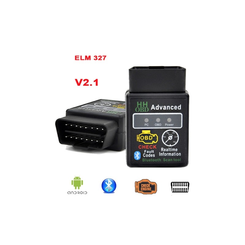 OBD2 - Bluetooth Auto Fehlercodeleser - V2.1 ELM 327