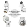 E27 / E26 base - bulb holder - with PIR motion sensor - light control - rotatableLighting fittings