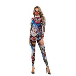 Halloween-Kostüm - Ganzkörper-Bodysuit - Horror-Print