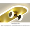 Modern LED ceiling light - skateboardCeiling lights