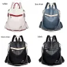 Multifunctional leather backpack - shoulder bag - anti-theft zippers - large capacity - kangaroo logoBackpacks