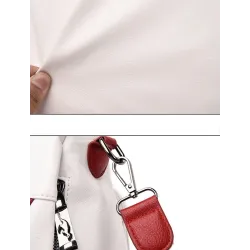 Multifunctional leather backpack - shoulder bag - anti-theft zippers - large capacity - kangaroo logoBackpacks