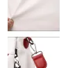 Multifunktionaler Lederrucksack - Umhängetasche - Anti-Diebstahl-Reißverschlüsse - großes Fassungsvermögen - Känguru-Logo
