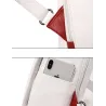 Multifunctional leather backpack - shoulder bag - anti-theft zippers - large capacity - kangaroo logoBackpacks