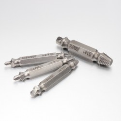 Screw remover drill set - 4 piecesBits & drills