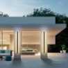 Waterproof outdoor wall light - long aluminum LED lampWall lights