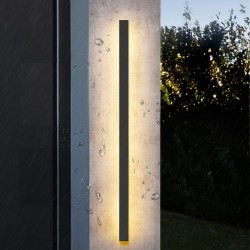 Waterproof outdoor wall light - long aluminum LED lampWall lights