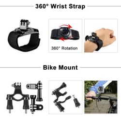 GoPro Zubehörset - Halterung - Brustgurt - Stativadapter - Schwimmgriff