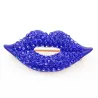 Red crystal lips - broochBrooches