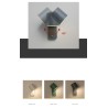 LED wall lamp - modern Nordic style - rotatable head - with switchWall lights
